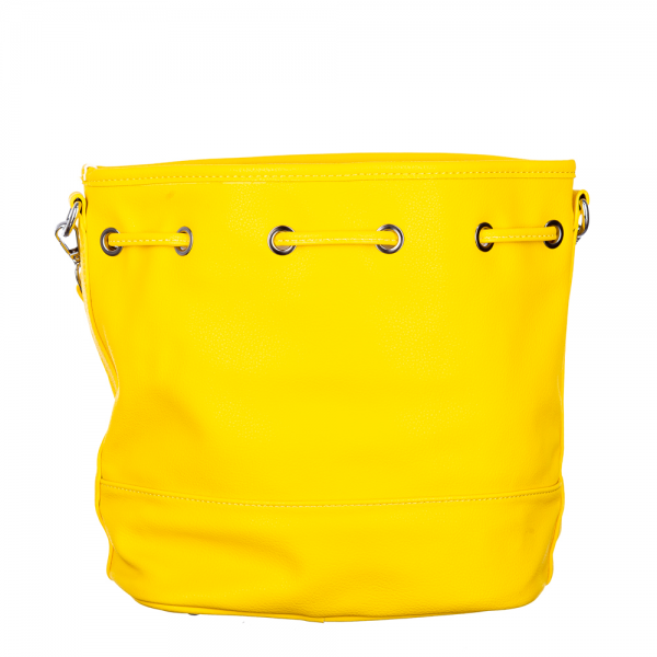 Γυναικεία τσάντα Krila κίτρινη, 3 - Kalapod.gr